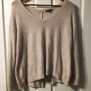 American eagle, zipper back sweater